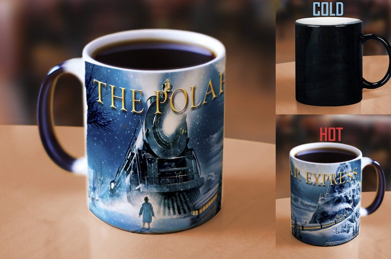 Morphing Mugs Polar Express (The Polar Express) Ceramic Mug, Black - Image 2